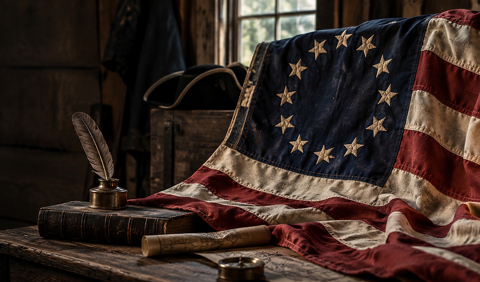 Historic American flag