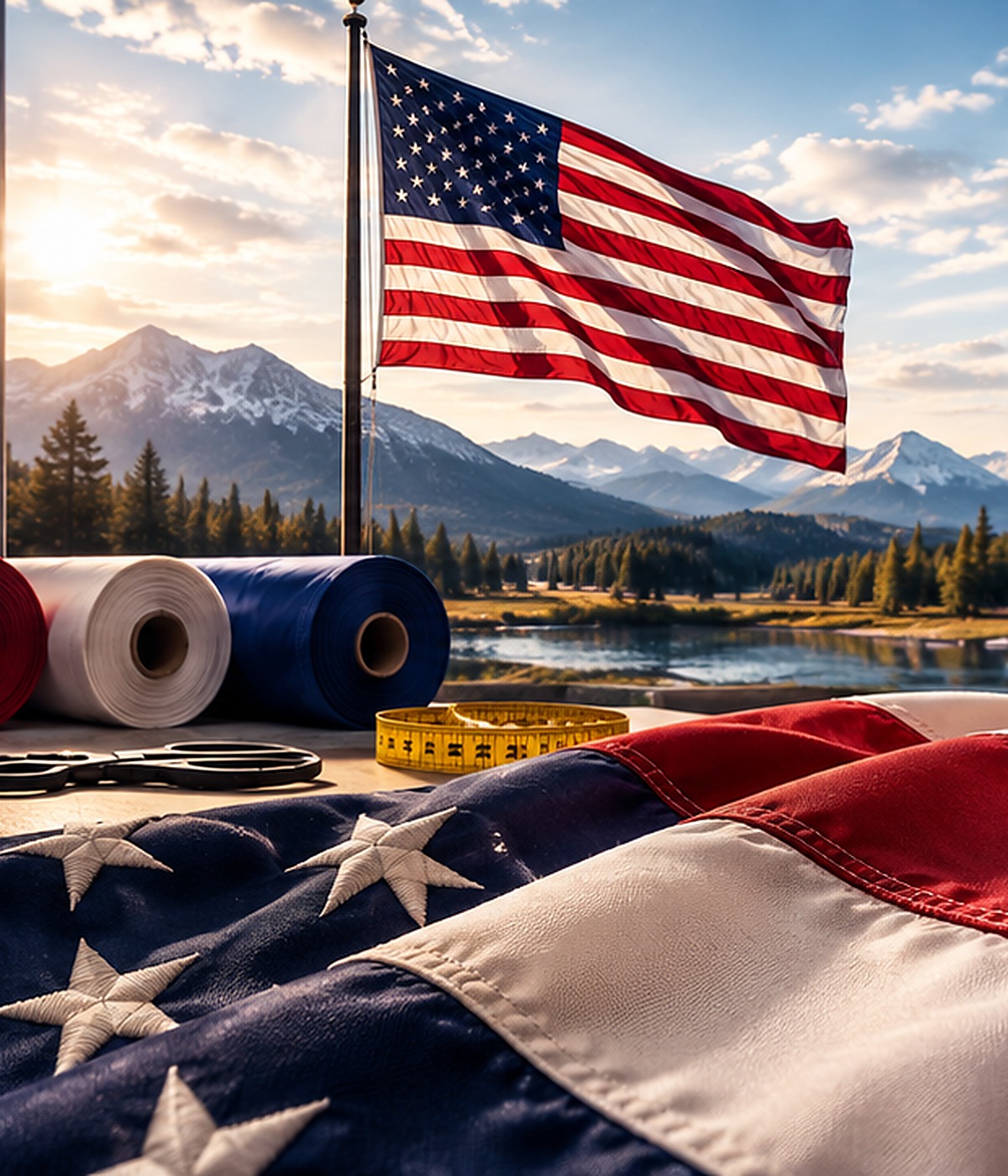 Custom flag and banner workshop